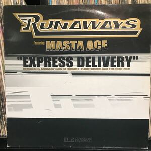 Runaways featuring Masta Ace / Express Delivery UK盤