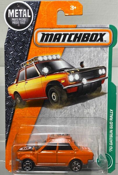 マッチボックス ‘70 DATSUN 510 RALLY ダットサン ラリー