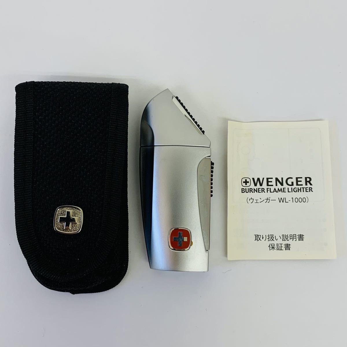 ナチュラルネイビー 専用、ウェンガーWENGERのバーナー炎ガスライター、着火OK 通販 wenger burner flame lighter ウェンガー
