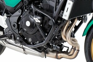 ヘプコ＆ベッカー エンジンガード ブラック クラッシュパッド付 Z650RS 22/Z650 17-21