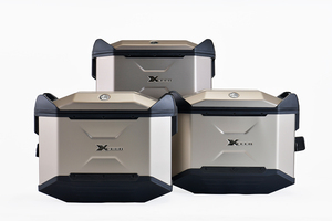 ヘプコ＆ベッカー XCEED 3BOXセット トップケース サイドケース チタンカラー
