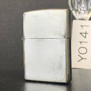 ZIPPO Brushed Chrome オイルライター　ジッポー　18年製　Y0141