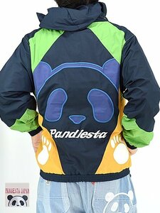 カラー切替ウインドブレーカー◆PANDIESTA JAPAN ネイビーXLサイズ 513202 パンディエスタジャパン パンダ アウトドア