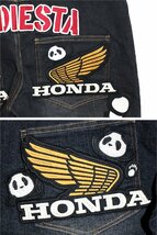 HONDA×PANDIESTA WING LOGOデニムパンツ◆PANDIESTA JAPAN ブラック40inch 40インチ 592507 パンディエスタジャパン パンダ ジーンズ_画像4