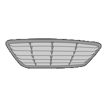 デリカＤ5 DBA-CV5W フロント グリル X24 7450A418 個人宅配送不可 yatsu_画像5