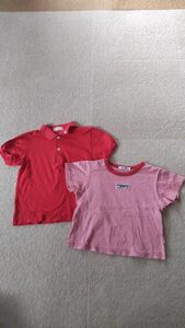 ファミリア 赤 半袖 tシャツ ポロシャツ 100 110