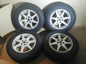 H29　ジープ　1C4BU ABA-BU24　社外　アルミ　TECMAG　215/65R16 スタッドレス　４本　セット　ブリザック　DM-V1　No.T-46