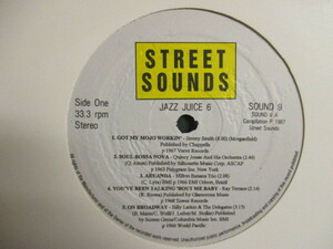 VA( Street Sounds ) : Jazz Juice 6 LP (( Jimmy Smith / Bill Larkin др. / Club Jazz / покупка 5 пункт бесплатная доставка 