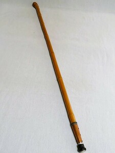 竹杖 ステッキ 約92cm 鹿図 竹根杖 竹手杖