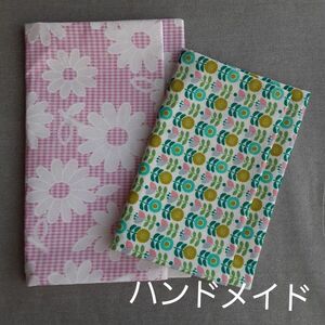 ハンドメイド　レトロ小物入れ(通帳、マスク、ティッシュなど)