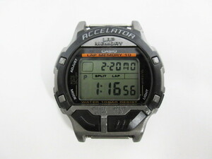 稼働品 CASIO カシオ ACCELATOR ACL-100 ラップメモリー 腕時計