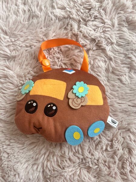 PUI PUI モルカー ぬいぐるみパスケース チョコ 【モルカー】