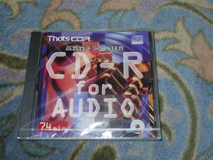 That's 録音用 CD-R for AUDIO CDR-A74CP【未使用品】