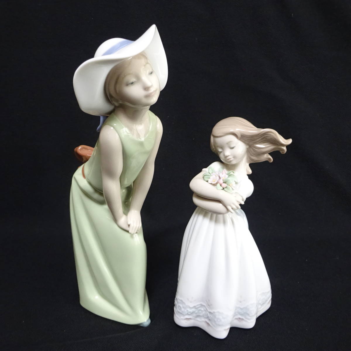 20222022リヤドロ LLADRO 人形 平和の花かご 01006579 人形