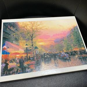 Art hand Auction Unassembled Unused THOMAS KINKADE PARIS CITY OF LIGHT Thomas Kinkade Paris City of Light Jigsaw Puzzle 1000 pieces, toy, game, puzzle, jigsaw puzzle