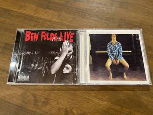 BEN FOLDS 二枚セット『SONGS FOR GOLDFISH』『BEN FOLDS LIVE』(CD×2) ベン・フォールズ