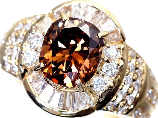 美品 Pt900 ブラウンダイヤ0.905ct(FB-I1) リング 指輪 | theiet.lk