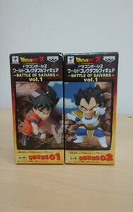 ドラゴンボール フィギュア　ワールドコレクタブルフィギュア　BATTLE OF SAIYANS vol.1　孫悟空　ベジータ　頂上決戦　ワーコレ