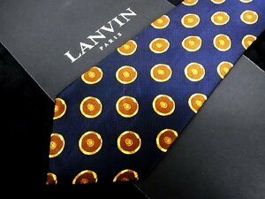 ♪今週の特売980円～♪0828W♪状態並品【LANVIN】ランバン【ヘビ 装飾 柄】ネクタイ♪