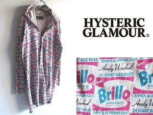  beautiful goods Andy Warhol BY HYSTERIC GLAMOUR Hysteric Glamour Anne ti War ho ruBrillof- Delon g cardigan F Parker tunic 