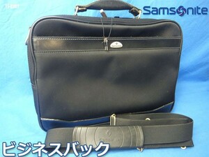 サムソナイト 鍵付 A4収納 ビジネス 2way バッグ ショルダー ブリーフケース ブラック Samsonite メンズ 大容量 黒 ナイロン 革