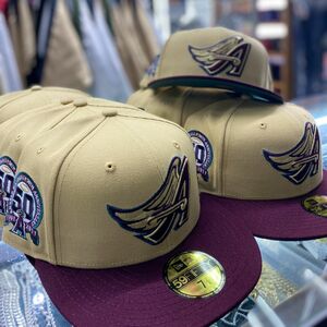 USA限定 【7.1/4】 NEWERA ニューエラ LA ANGELS ロサンゼルス エンゼルス GoldenJubilee ゴールデンジュビリー 正規品 クーパーズタウン