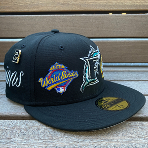 USA限定 【7.3/8】 NEWERA ニューエラ Marlins マイアミ マーリンズ GameChanger ゲームチェンジャー MLB ピンズ 正規品 クーパーズタウン