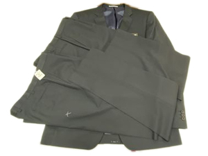 811160-6-10-27 MEN'S CLUB 107TYA10 ウォッシャブル スーツ上下セット ジャケット＋スラックス２本 メンズクラブ 