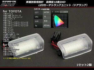 トヨタ汎用 LEDカーテシランプ 20系 30系 アルファード ヴェルファイア等 R-129