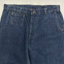 希少!!80s 86年製 USA Levi's 631-0416 42TALON ブッシュパンツ W38 オレンジタブ vintage フレアパンツ ベルボトム デニム ジーンズ _画像5