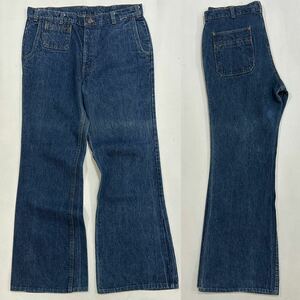 希少!!80s 86年製 USA Levi's 631-0416 42TALON ブッシュパンツ W38 オレンジタブ vintage フレアパンツ ベルボトム デニム ジーンズ 