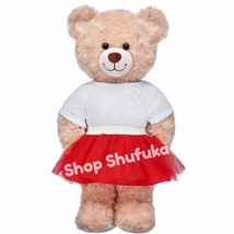 ビルドアベア★チュチュ ミニ スカート 赤 シェリーメイ ぬいぐるみ 洋服 Build A Bear コスプレ プレゼント ギフト クマ テディベア　_画像4