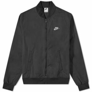 海外★Nike Sportswear Woven UTILITY Full Zip Bomber Jacket 黒/白 サイズ XL ★DM6821-010