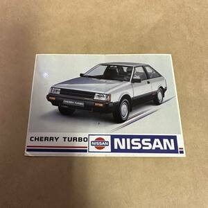 NISSAN / CHERRY TURBO デカール NEW OLD STOCK 