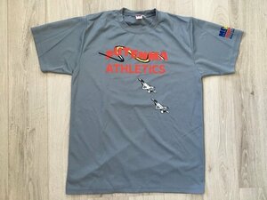 ▽♪ Tシャツ MCCS Okinawa Japan FUTENMA ATHLETICS TUG O WAR ミリタリー/サバゲー グレー L