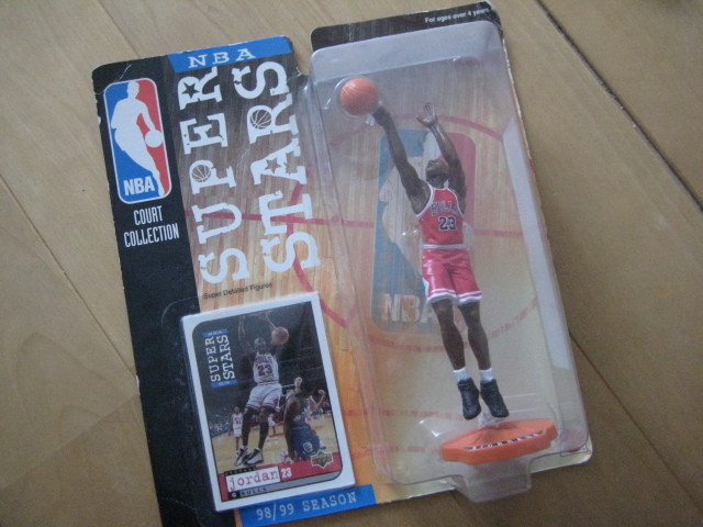 新品NBA SUPER STARS マイケル・ジョーダン フィギュア 98/99 柔らかな