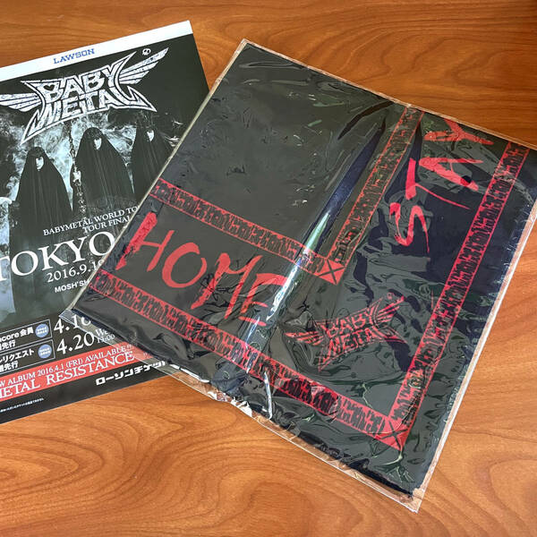 送料無料 ミニポスターおまけ付き 新品未開封品 BABYMETAL STAY HOME STAY METAL バンダナ ベビーメタル THE ONE会員限定