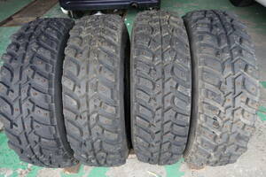 スパイク LT245/75R16 108/104Q ダンロップ GRANDTREK MT2 ４本 O222