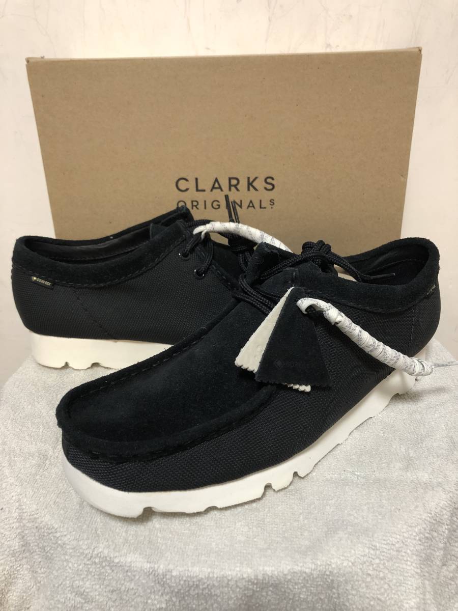 CLARKS クラークス デザートトレックゴアテックス ブラックスエード