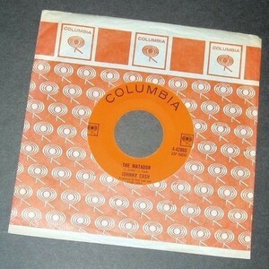 JOHNNY CASH The Matador カナダ盤シングル Columbia 1963