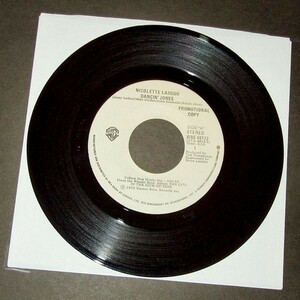 NICOLETTE LARSON Dancin' Jones カナダ盤シングルPR WB 1979