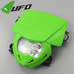 ◇展示品 UFO パンサー ヘッドライトカウル グリーン 検索/カウル/マスク (UF-1708-026)