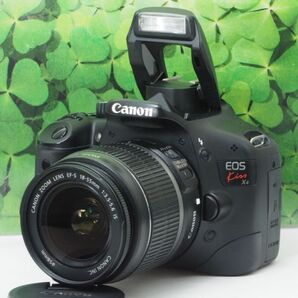 【美品】スマホへ転送も可能♪一眼の入門機キャノンKissX4標準レンズセット コスパの良いおすすめの一台♪