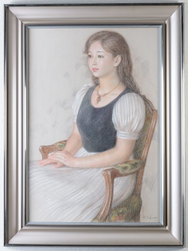 年最新ヤフオク!  白日会パステル画、クレヨン画の中古品