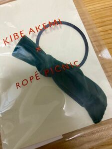 KIBE AKEMI×ROPE’PICNIC Velvet&tweed tieribbonpony ベルベット　グリーン