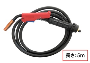  euro connector type semi-automatic welding CO2 torch 200A×5m length :5m site movement easy to do * 1 pcs 