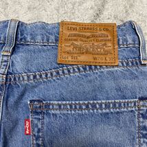 2B【着少】LEVIS リーバイス 511 ビッグE プレミアム PREMIUM デニム ジーンズ ジーパン パンツ 28 ストレッチ 04511-2970_画像4