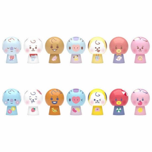 bt21 つみつみだんごま　14種コンプ　コンプリートセット