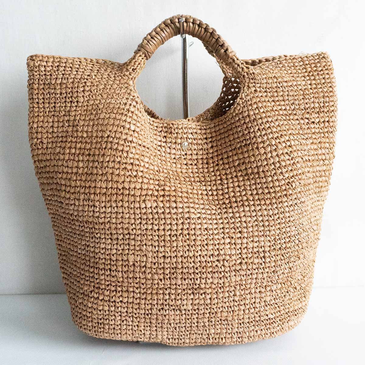 最終値下げ新品ラフィアトートバッグHELEN KAMINSKIヘレンカミンスキー