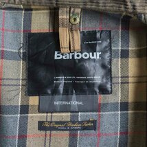 【イングランド製】 BARBOUR 【International Jacket】34 インターナショナル オイルド モーターサイクル ジャケット 2302380_画像4